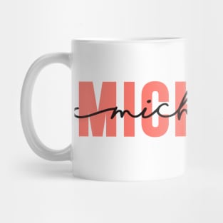 Michigan  -coral Mug